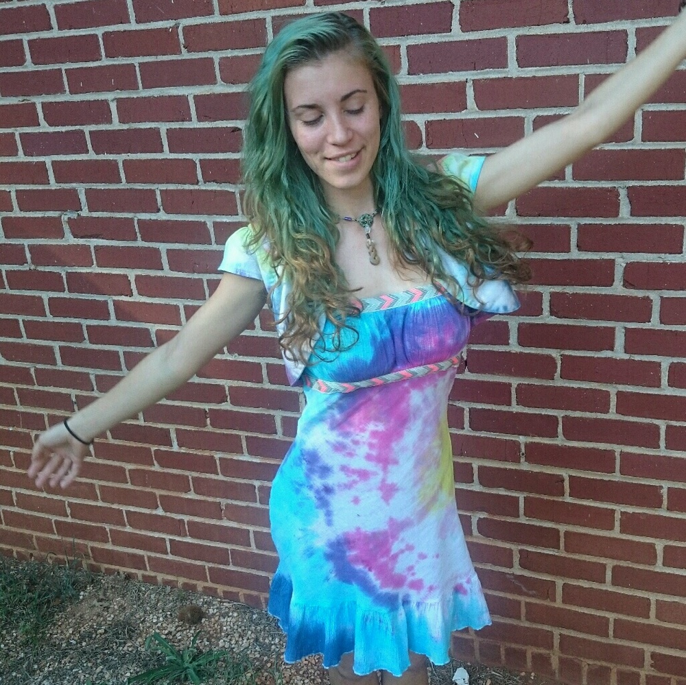 I redesign clothes and pass them on!